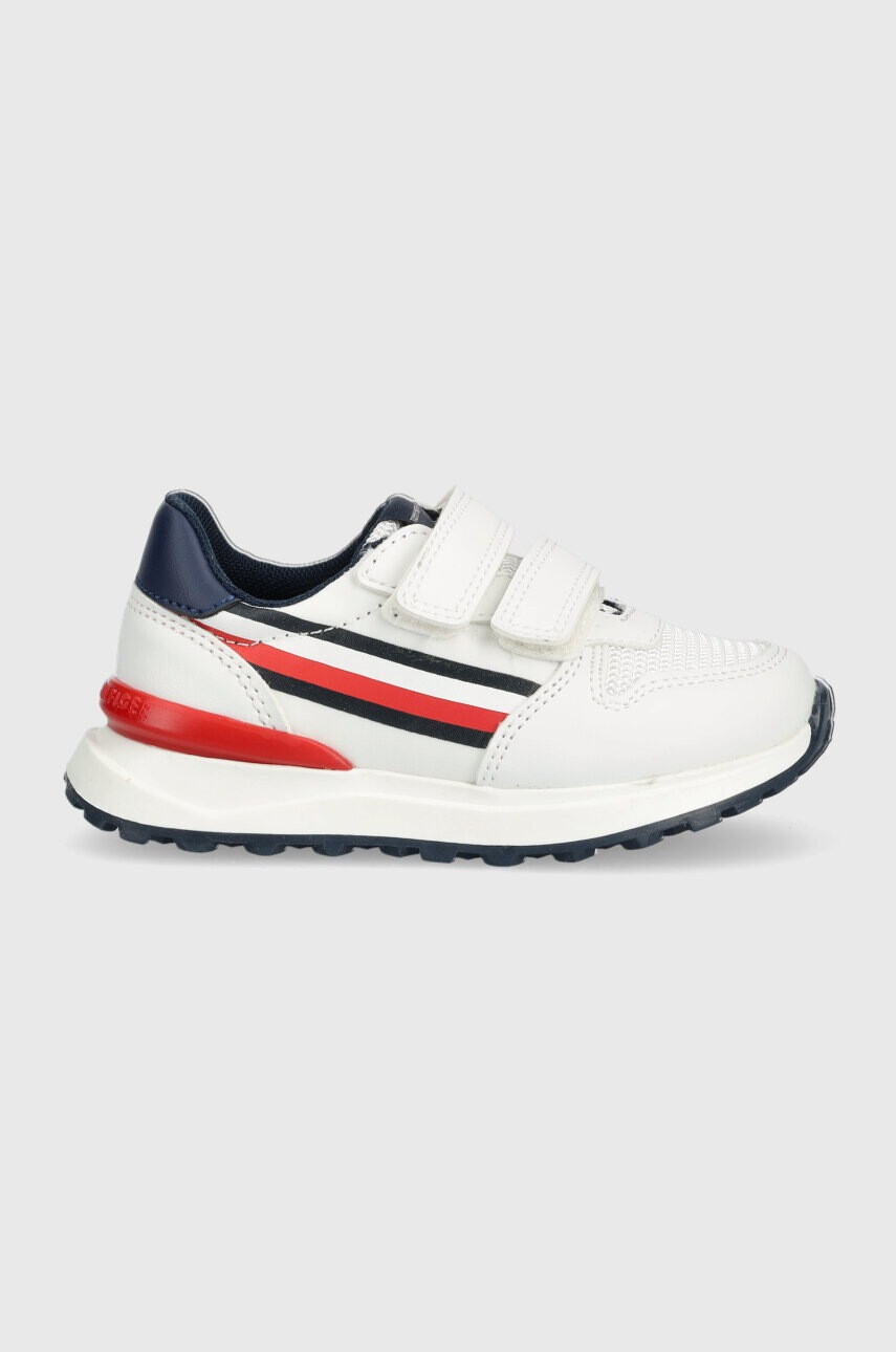 Tommy Hilfiger Детски маратонки в бяло - Pepit.bg