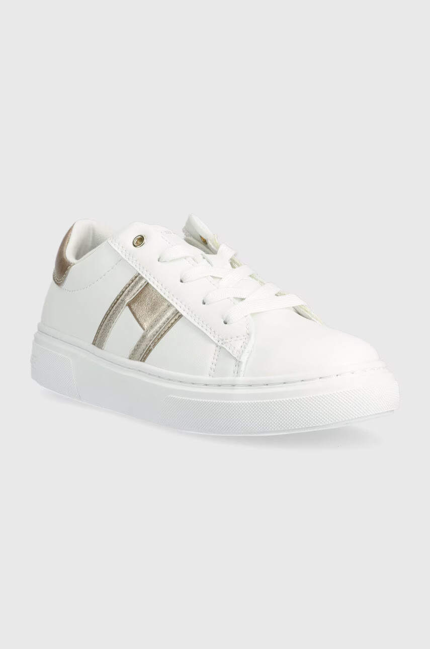 Tommy Hilfiger Детски маратонки в бяло - Pepit.bg