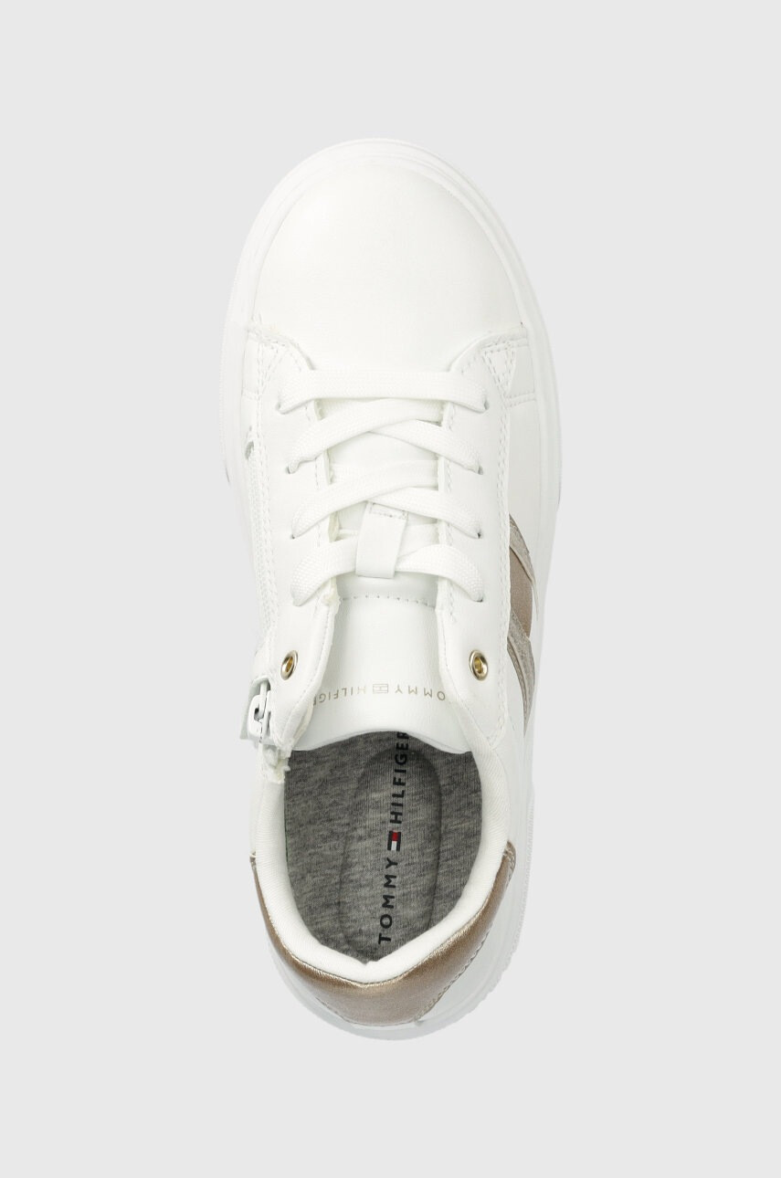 Tommy Hilfiger Детски маратонки в бяло - Pepit.bg