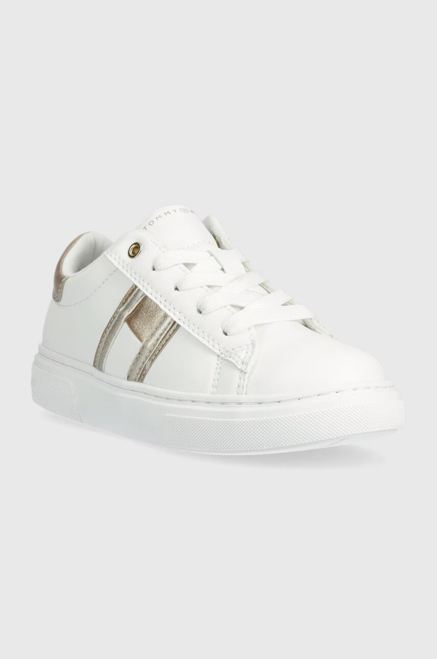 Tommy Hilfiger Детски маратонки в бяло - Pepit.bg