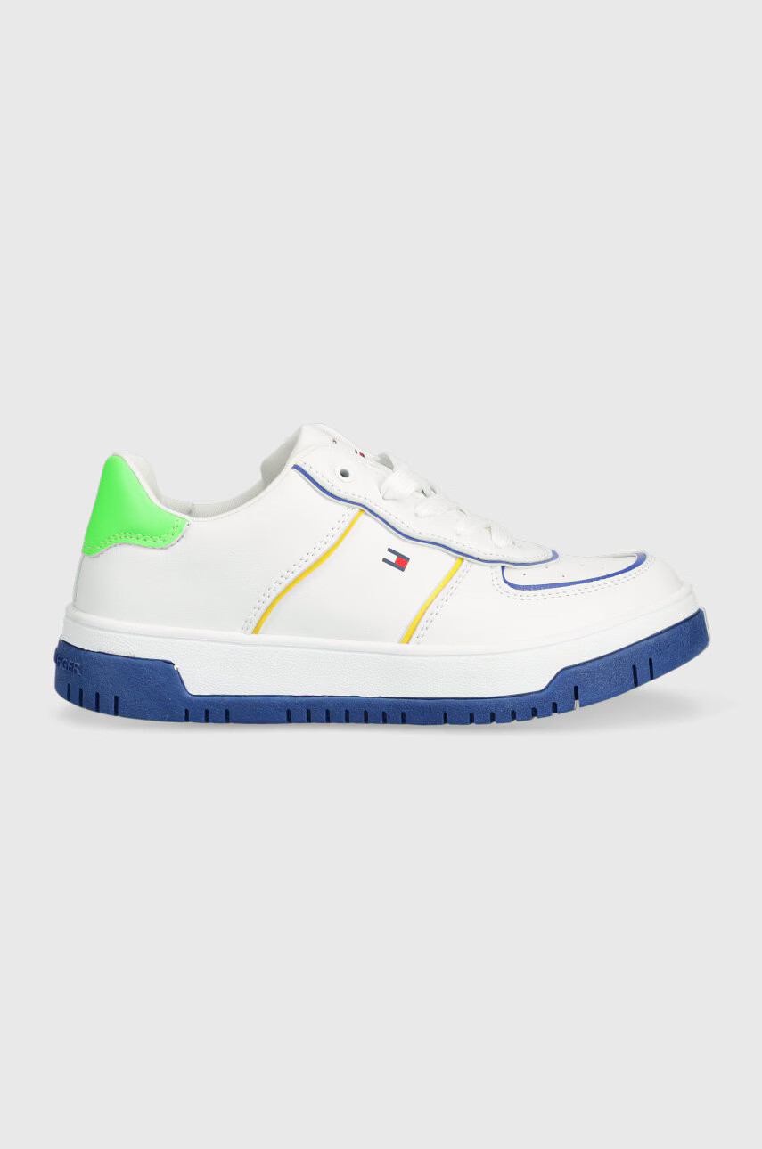 Tommy Hilfiger Детски маратонки в бяло - Pepit.bg