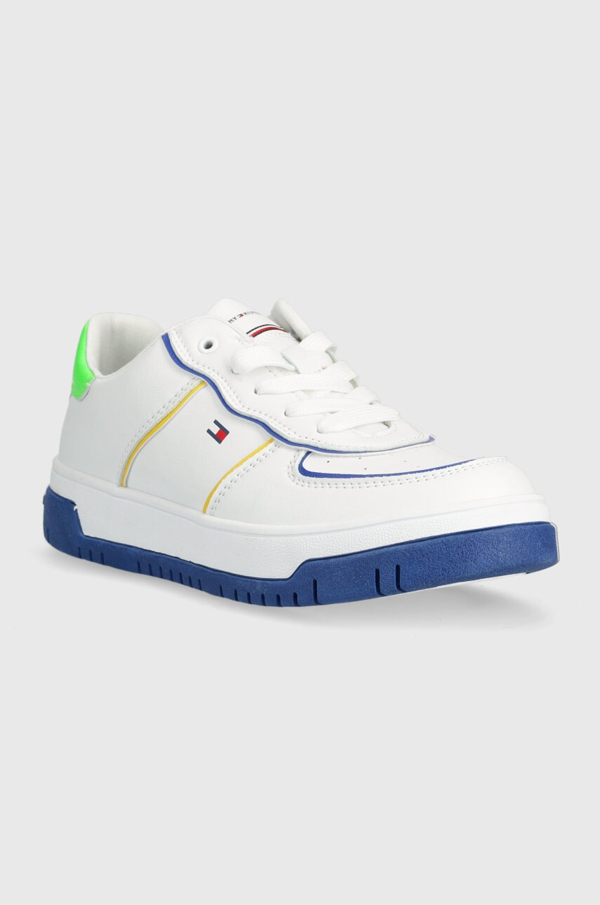 Tommy Hilfiger Детски маратонки в бяло - Pepit.bg