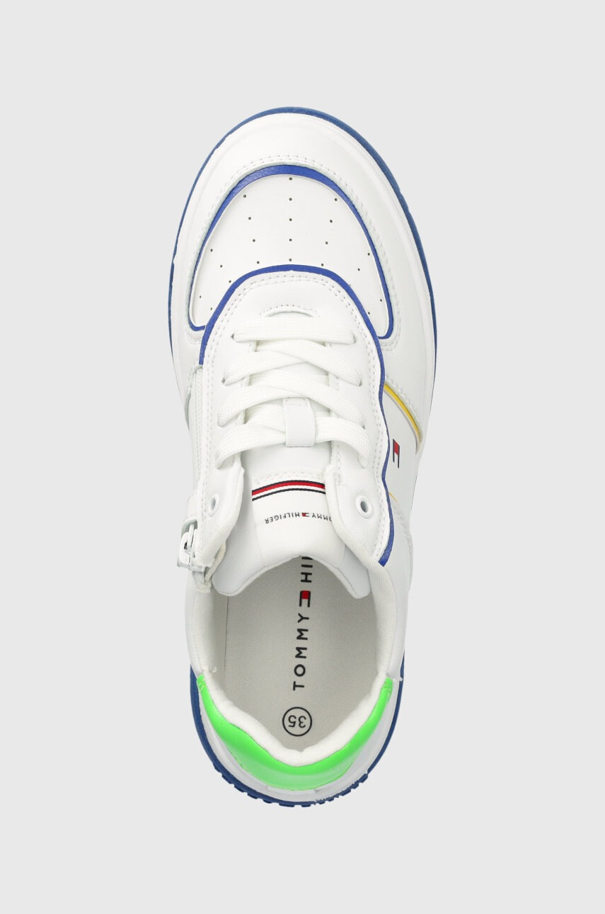 Tommy Hilfiger Детски маратонки в бяло - Pepit.bg