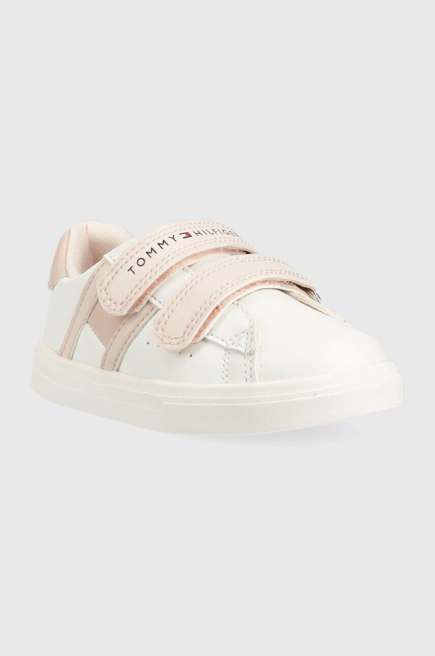 Tommy Hilfiger Детски маратонки в бяло - Pepit.bg