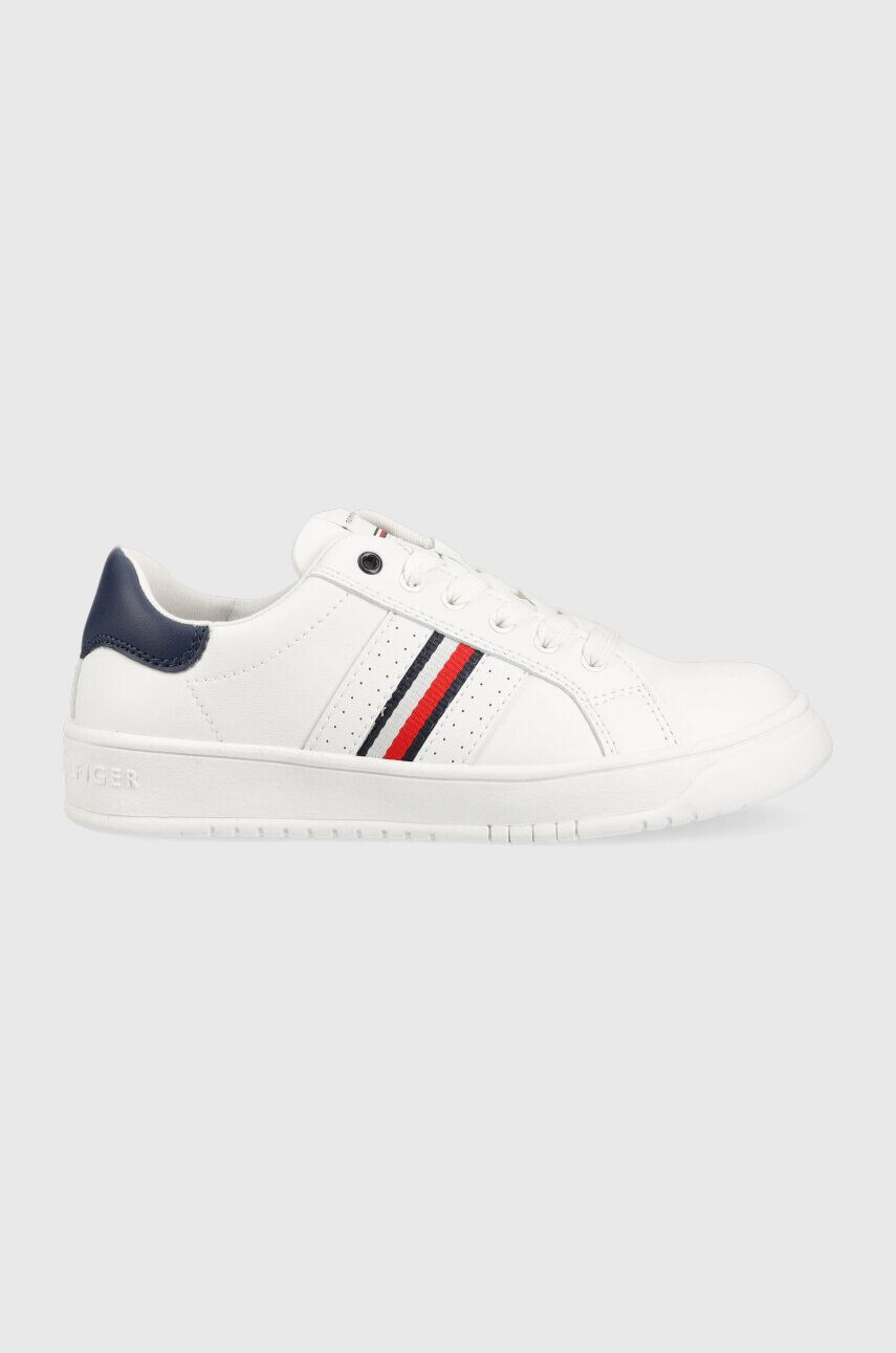 Tommy Hilfiger Детски маратонки в бяло - Pepit.bg