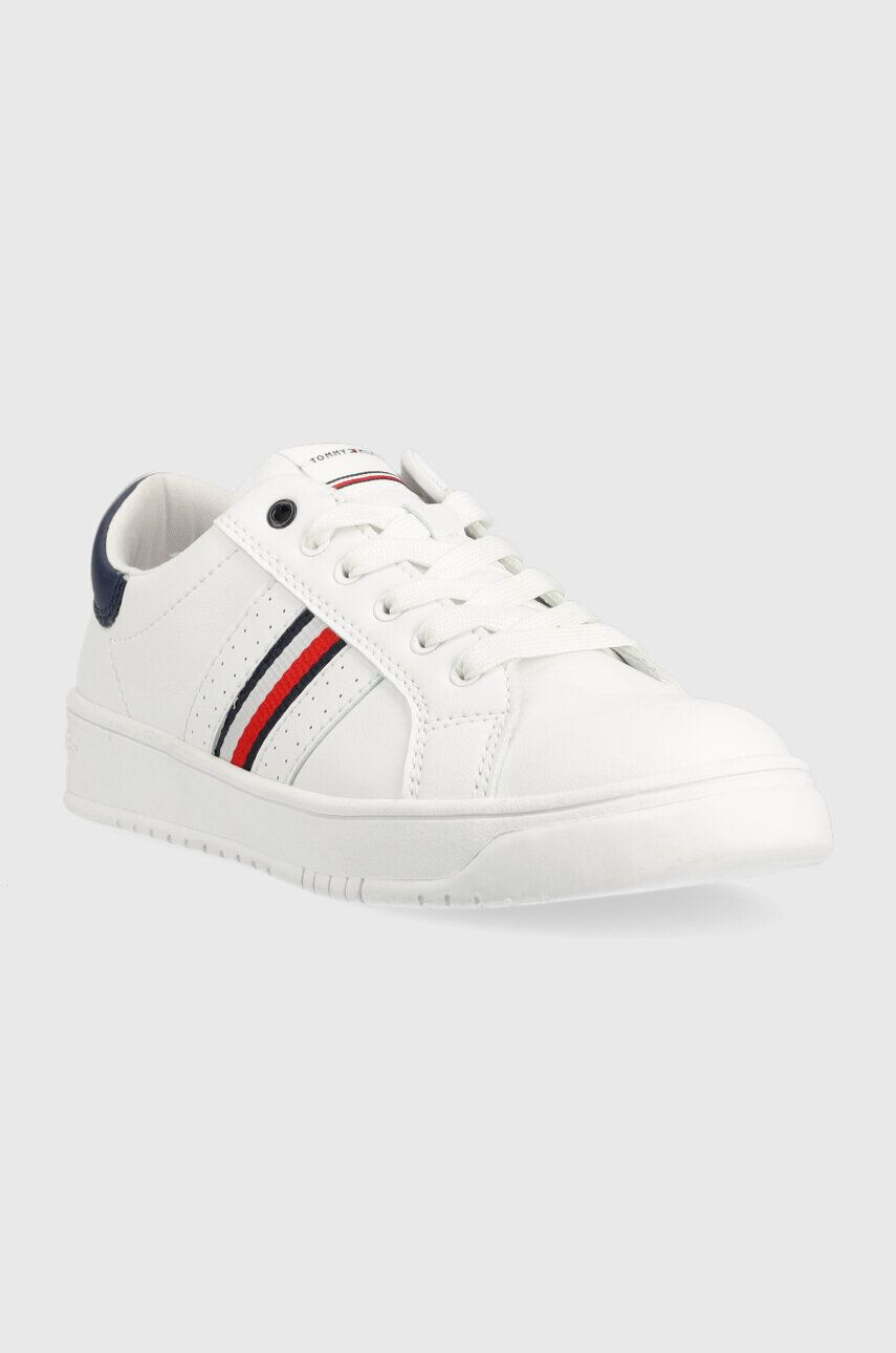 Tommy Hilfiger Детски маратонки в бяло - Pepit.bg