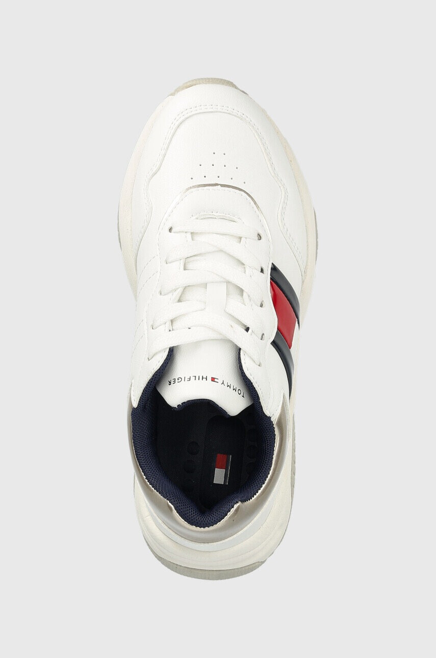 Tommy Hilfiger Детски маратонки в бяло - Pepit.bg