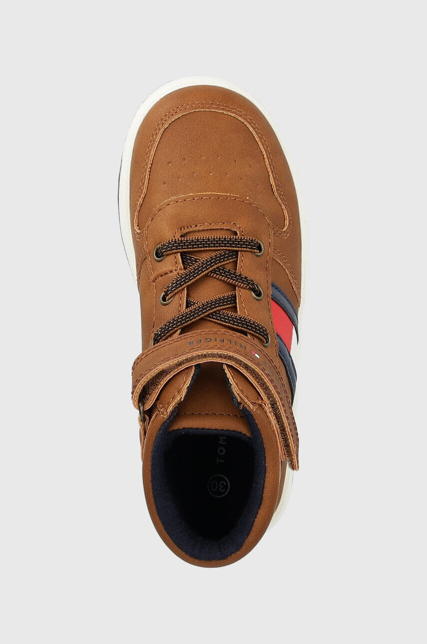Tommy Hilfiger Детски маратонки в кафяво - Pepit.bg
