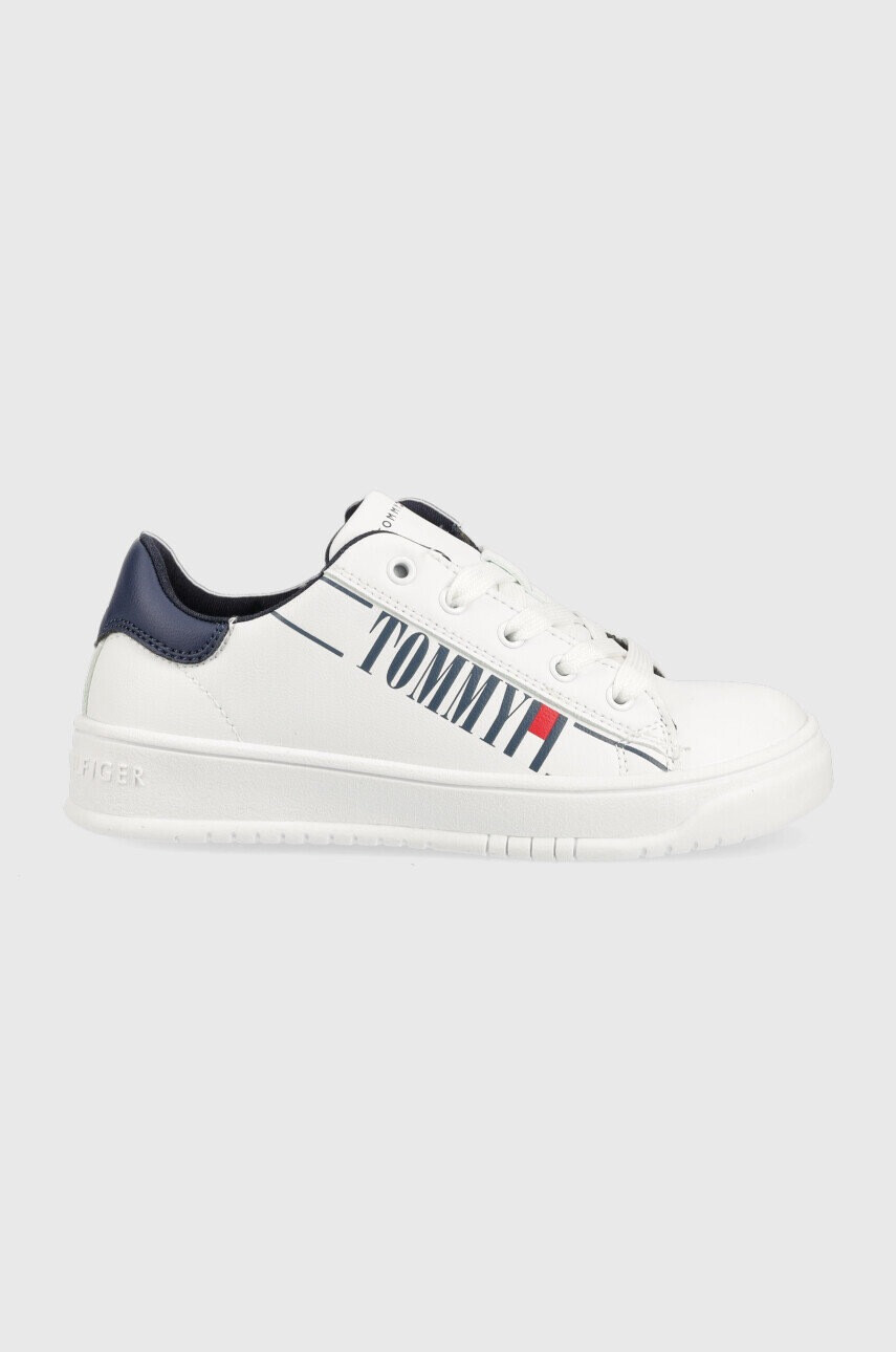 Tommy Hilfiger Детски маратонки в бяло - Pepit.bg