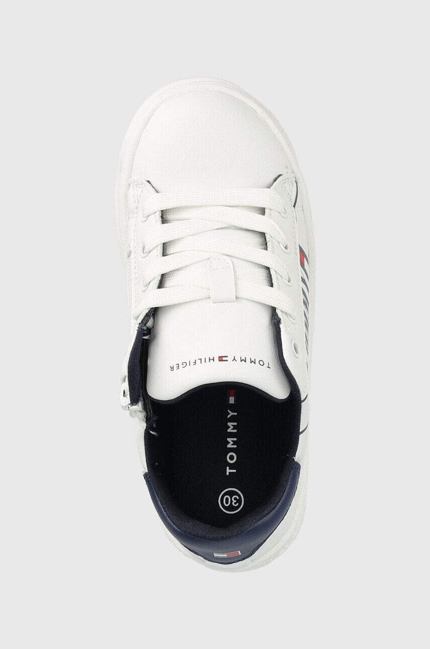 Tommy Hilfiger Детски маратонки в бяло - Pepit.bg