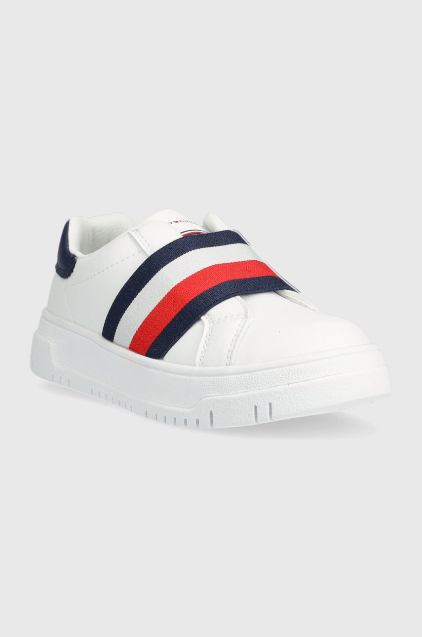 Tommy Hilfiger Детски маратонки в бяло - Pepit.bg
