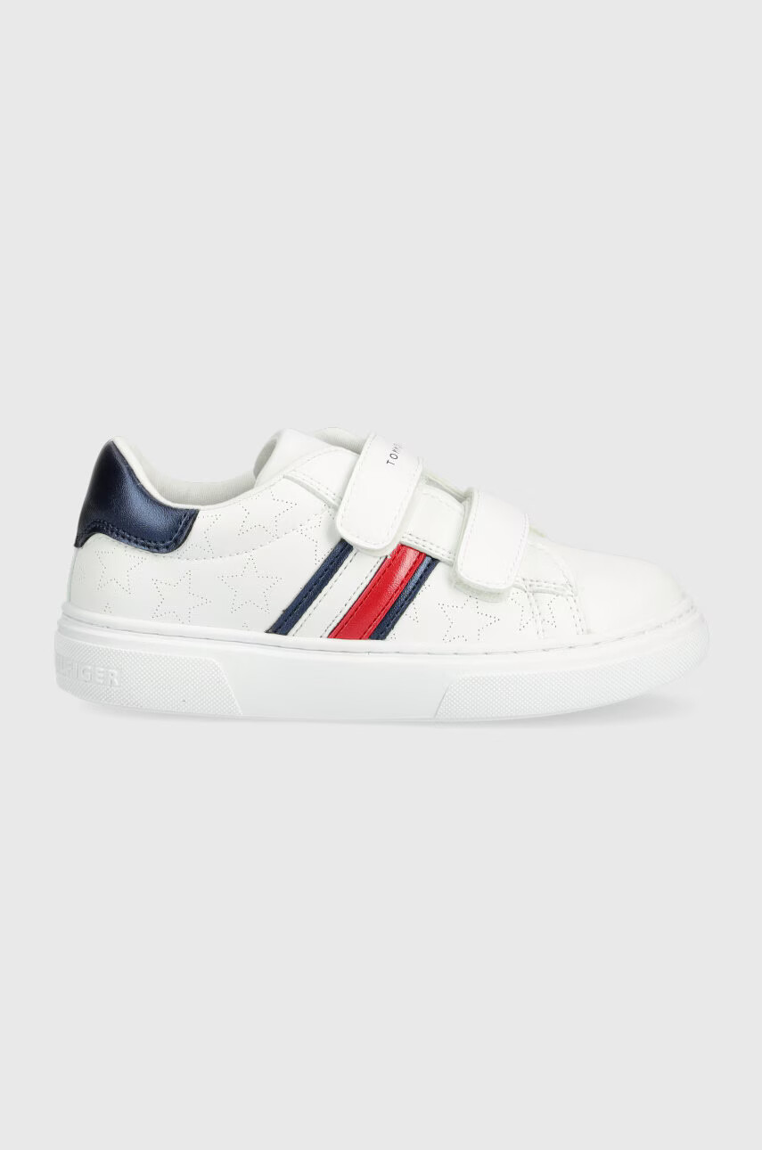 Tommy Hilfiger Детски маратонки в бяло - Pepit.bg
