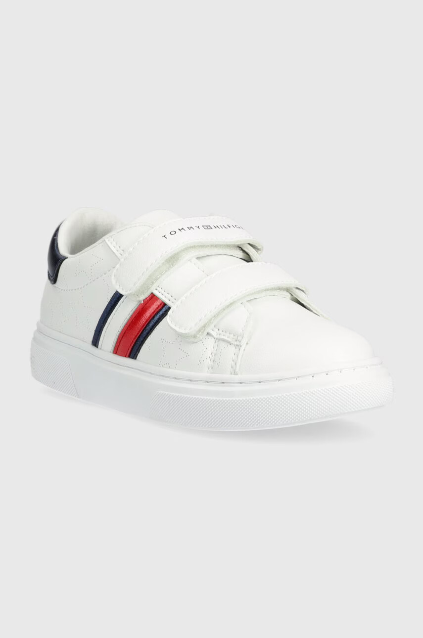 Tommy Hilfiger Детски маратонки в бяло - Pepit.bg