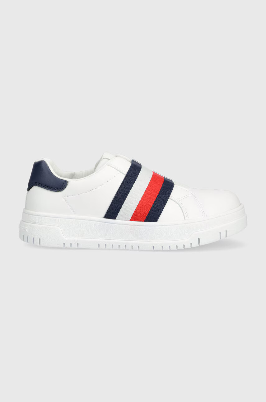 Tommy Hilfiger Детски маратонки в бяло - Pepit.bg