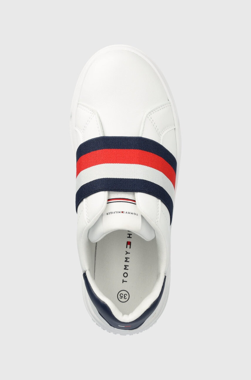 Tommy Hilfiger Детски маратонки в бяло - Pepit.bg