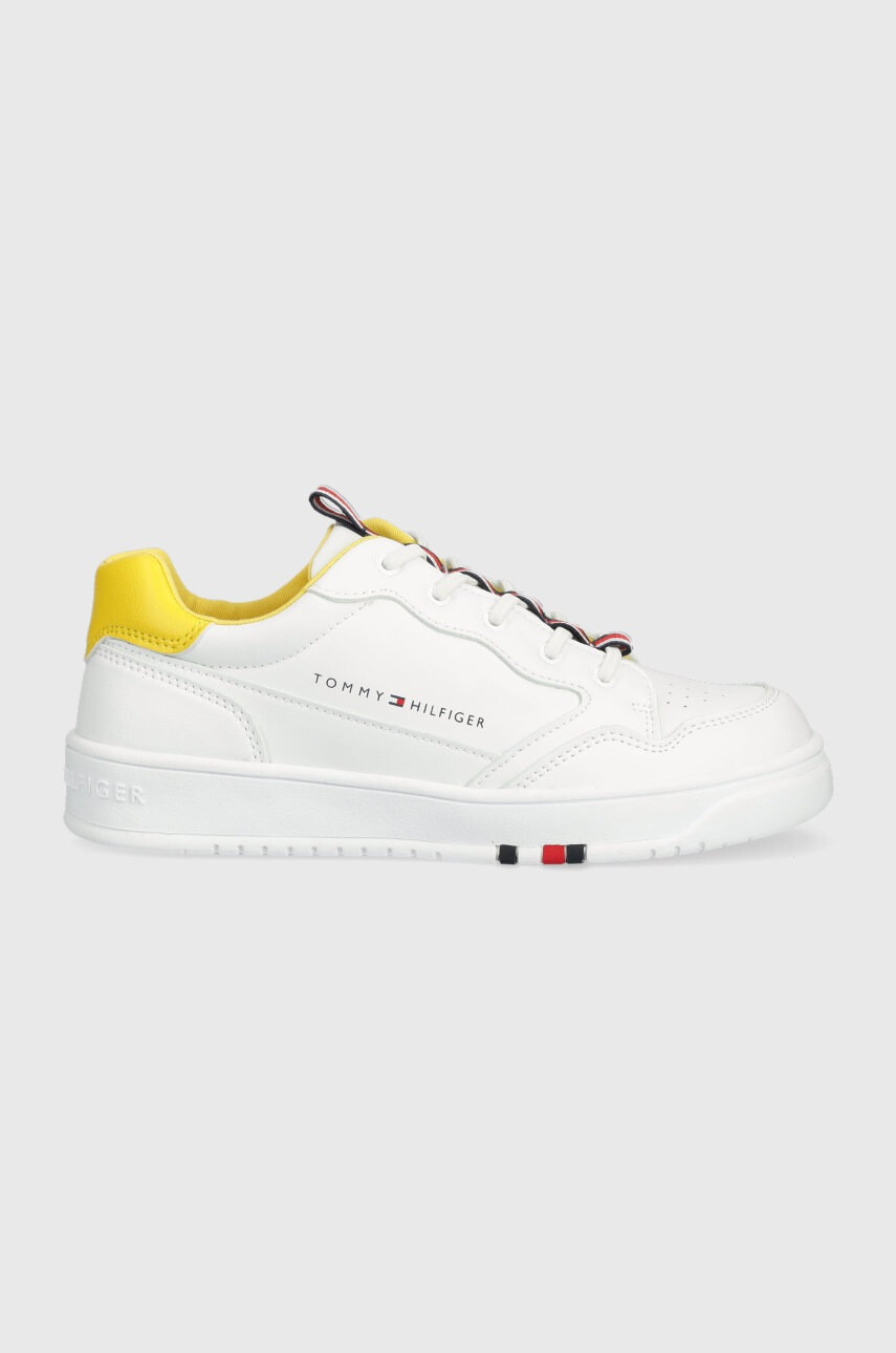 Tommy Hilfiger Детски маратонки в бяло - Pepit.bg