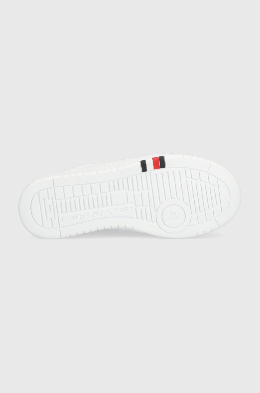 Tommy Hilfiger Детски маратонки в бяло - Pepit.bg