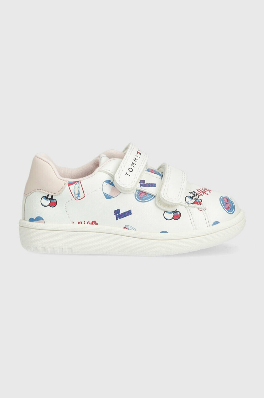 Tommy Hilfiger Детски маратонки в бяло - Pepit.bg