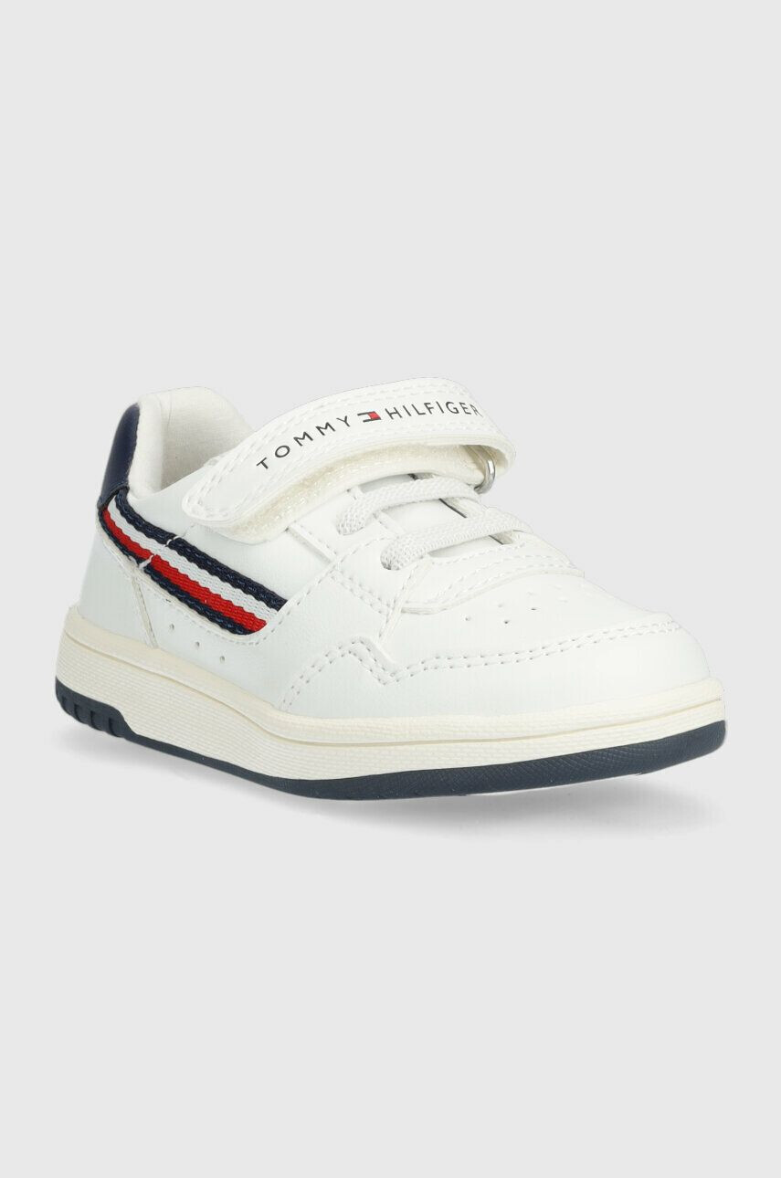 Tommy Hilfiger Детски маратонки в бяло - Pepit.bg