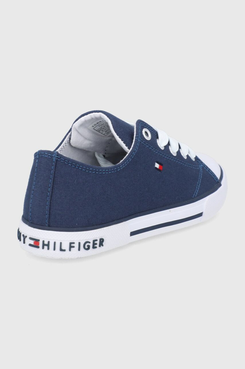 Tommy Hilfiger Детски ниски кецове в тъмносиньо - Pepit.bg