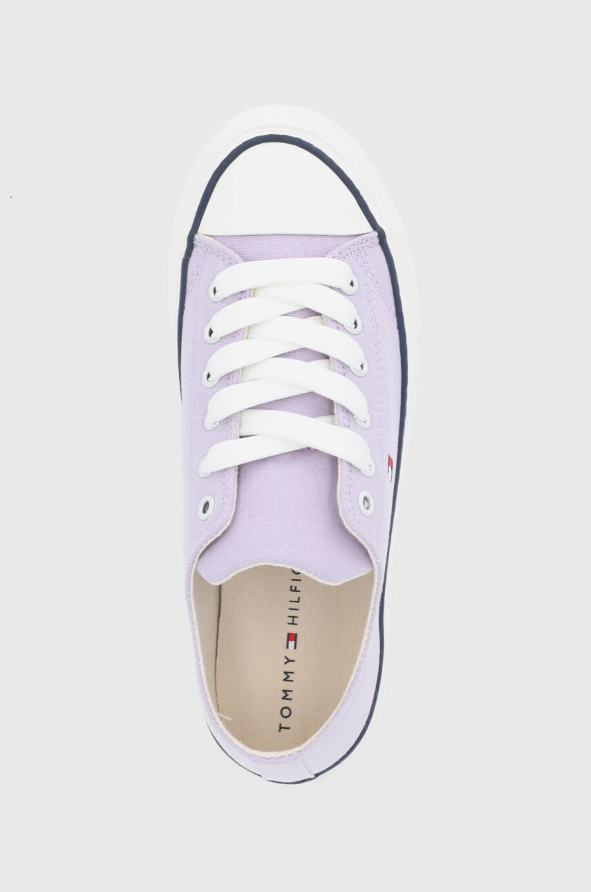 Tommy Hilfiger Детски ниски кецове в розово - Pepit.bg