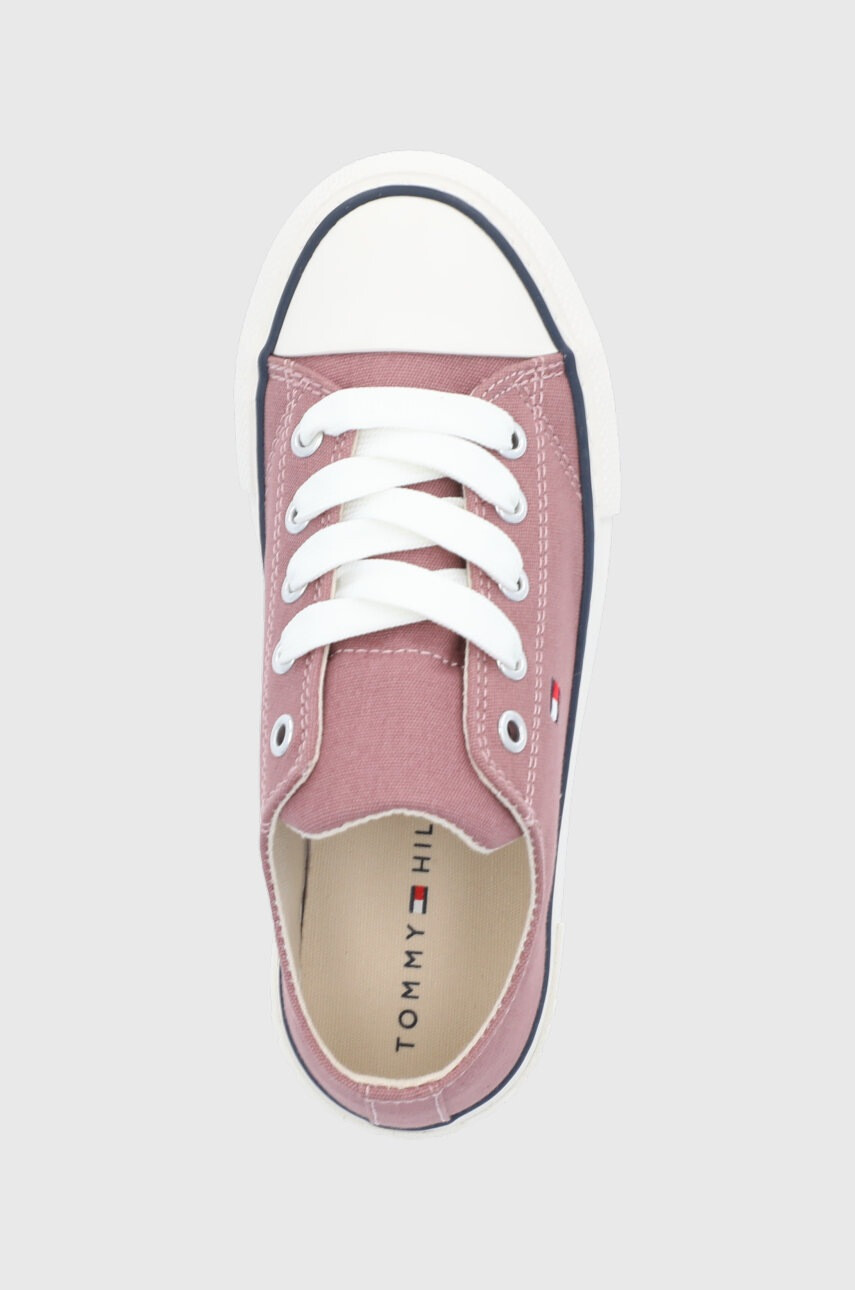 Tommy Hilfiger Детски ниски кецове в розово - Pepit.bg
