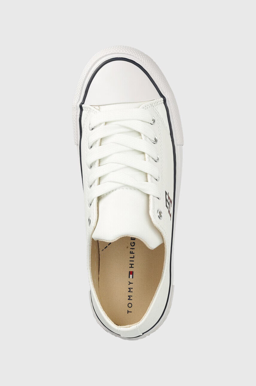 Tommy Hilfiger Детски ниски кецове в бяло - Pepit.bg