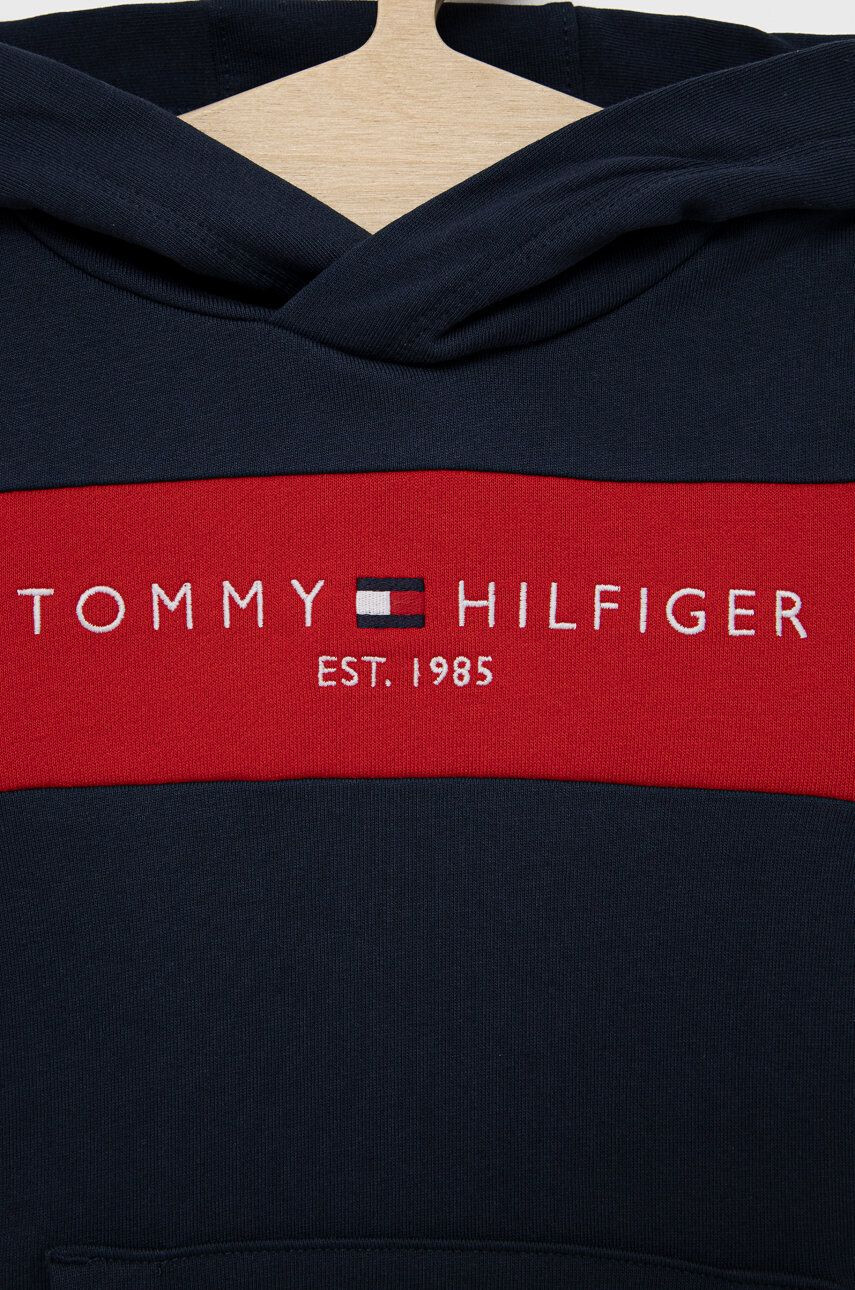 Tommy Hilfiger Детски памучен комплект в тъмносиньо - Pepit.bg