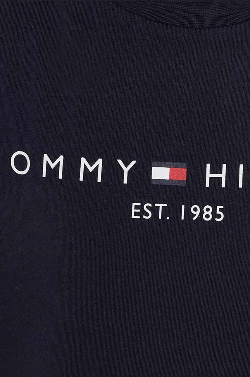 Tommy Hilfiger Детски памучен комплект в тъмносиньо - Pepit.bg