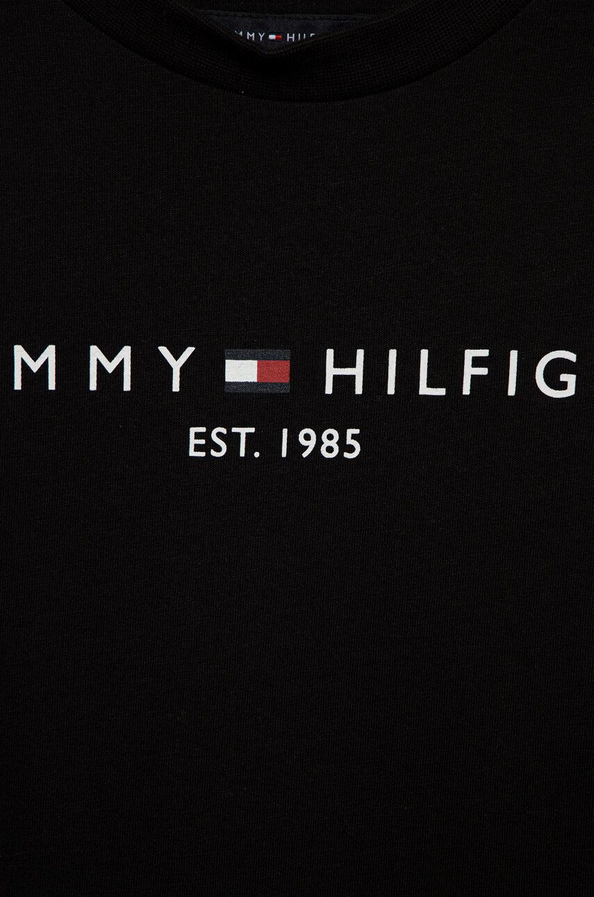 Tommy Hilfiger Детски памучен комплект В тъмносиньо - Pepit.bg