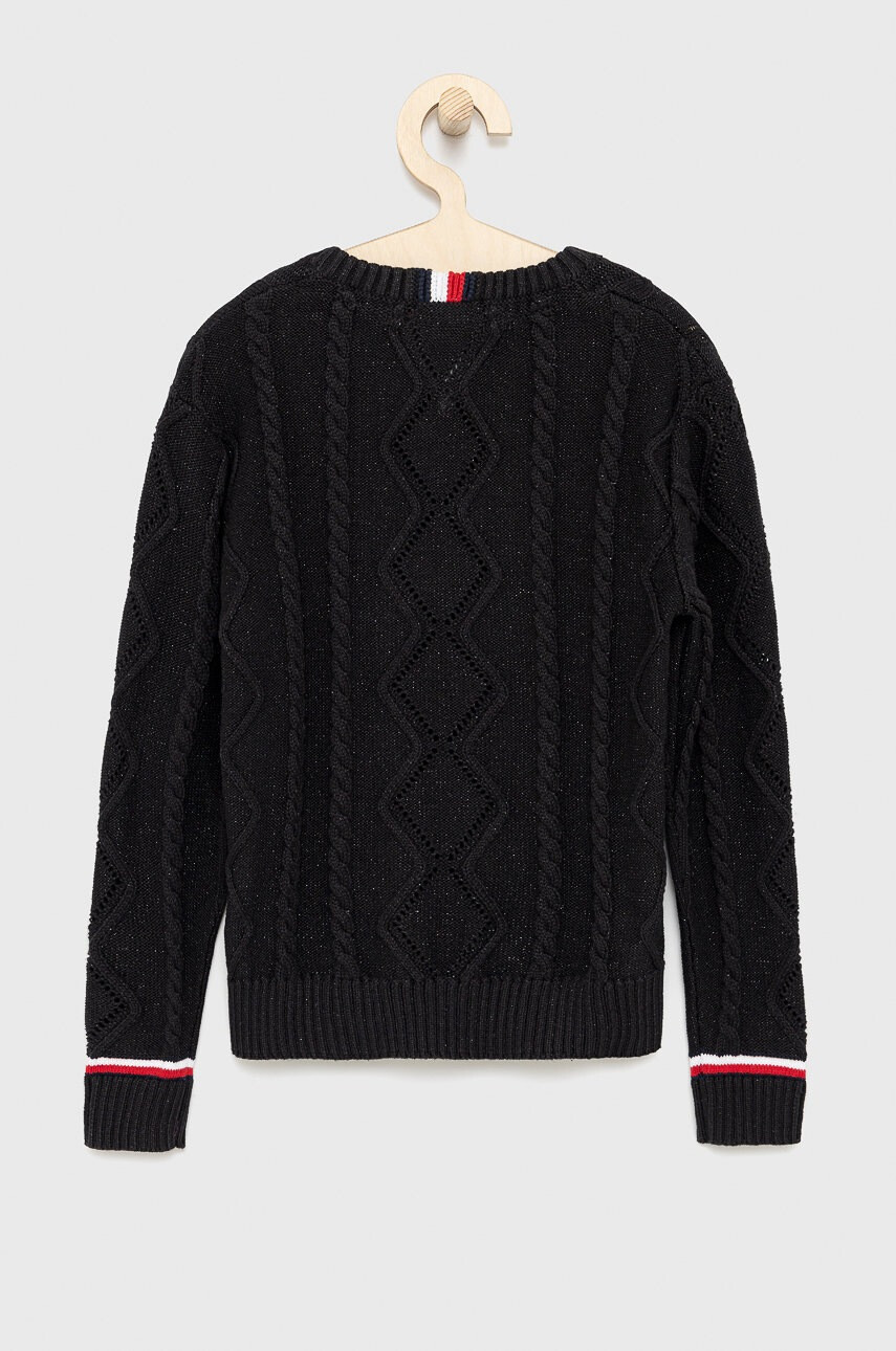 Tommy Hilfiger Детски памучен пуловер - Pepit.bg