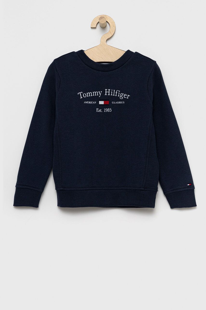 Tommy Hilfiger Детски памучен суичър - Pepit.bg