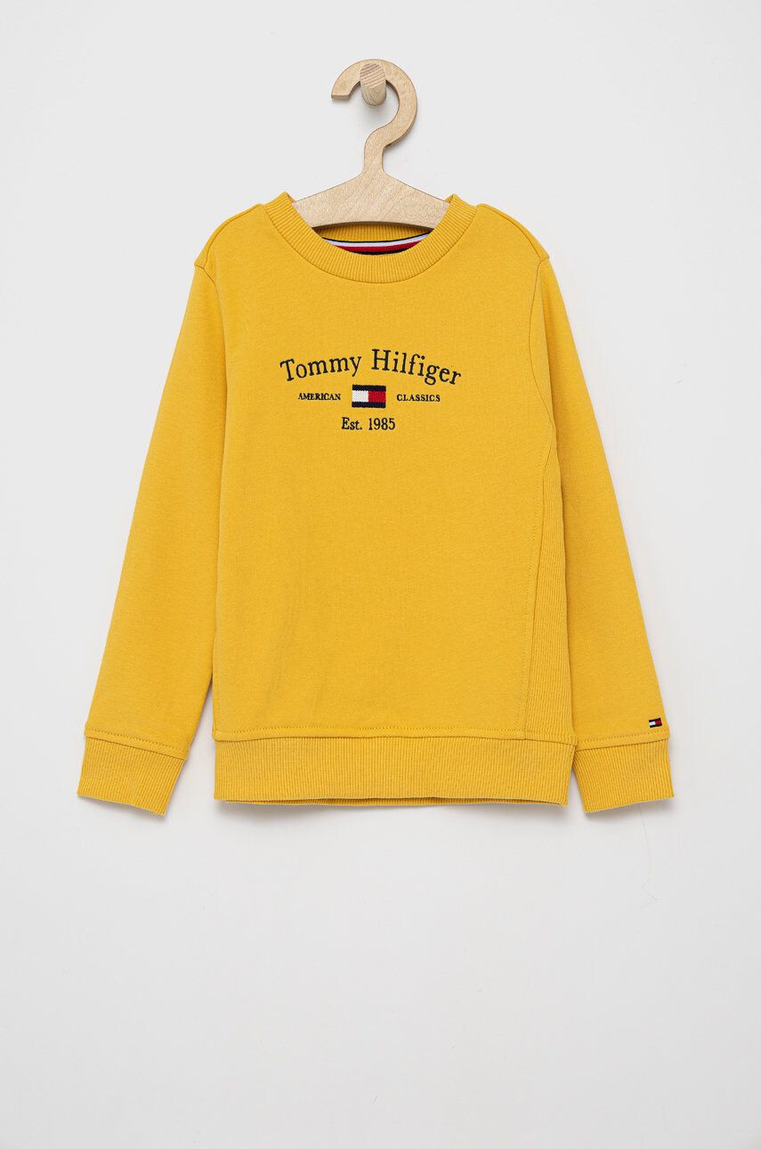 Tommy Hilfiger Детски памучен суичър - Pepit.bg