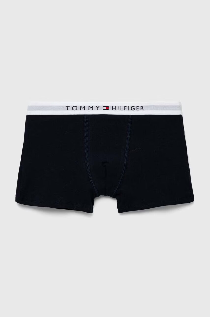 Tommy Hilfiger Детски памучни боксерки (2 броя) в тъмносиньо - Pepit.bg