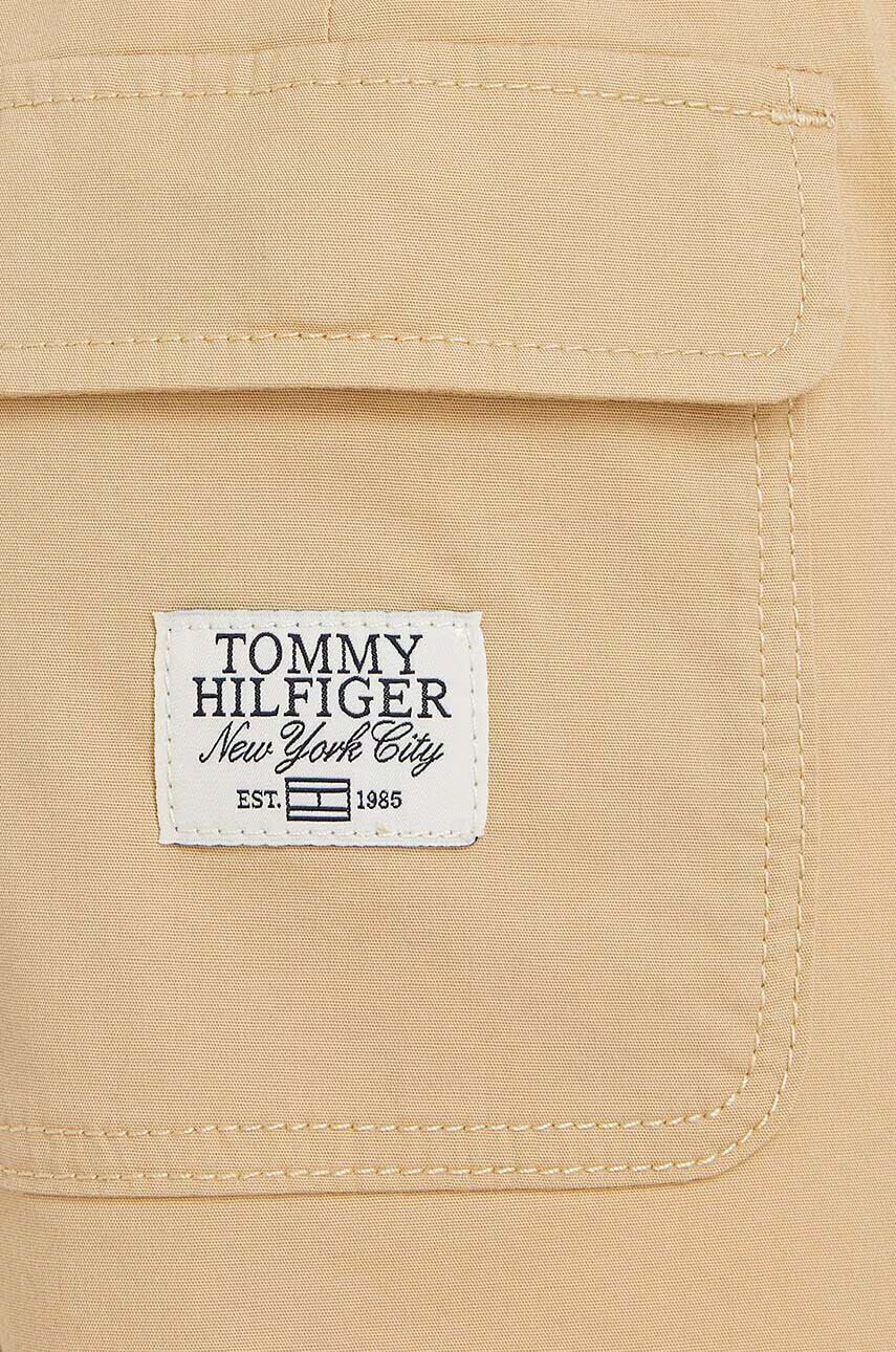 Tommy Hilfiger Детски панталон в бежово с изчистен дизайн - Pepit.bg