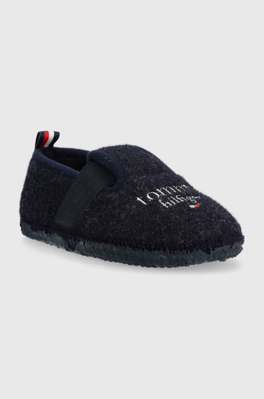 Tommy Hilfiger Детски пантофи в тъмносиньо - Pepit.bg