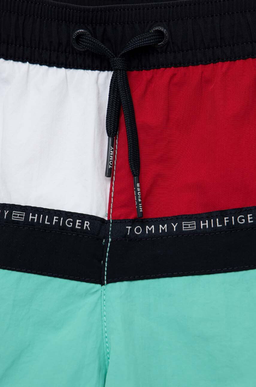 Tommy Hilfiger Детски плувни шорти в тюркоазено - Pepit.bg