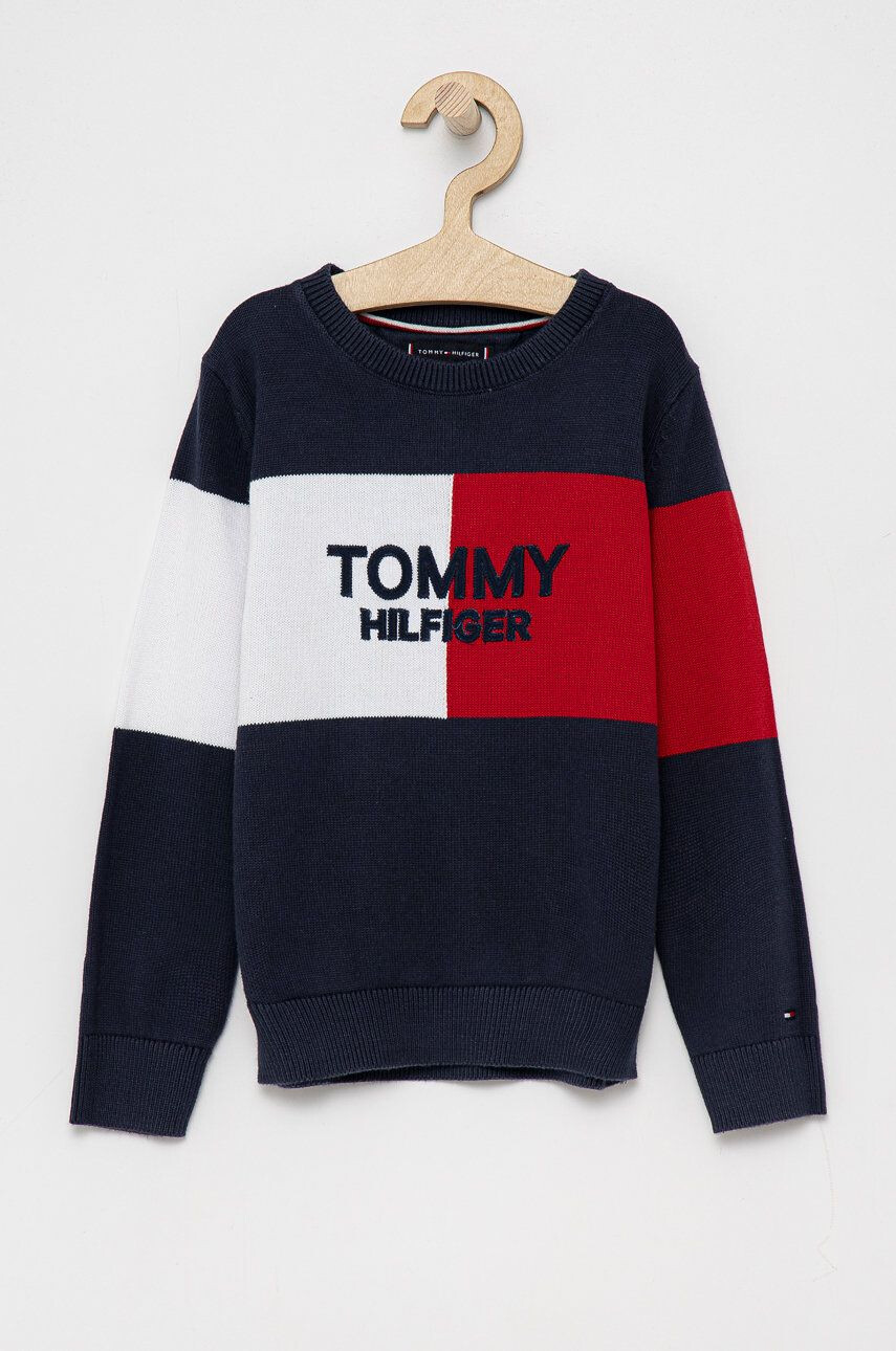 Tommy Hilfiger Детски пуловер в бяло - Pepit.bg