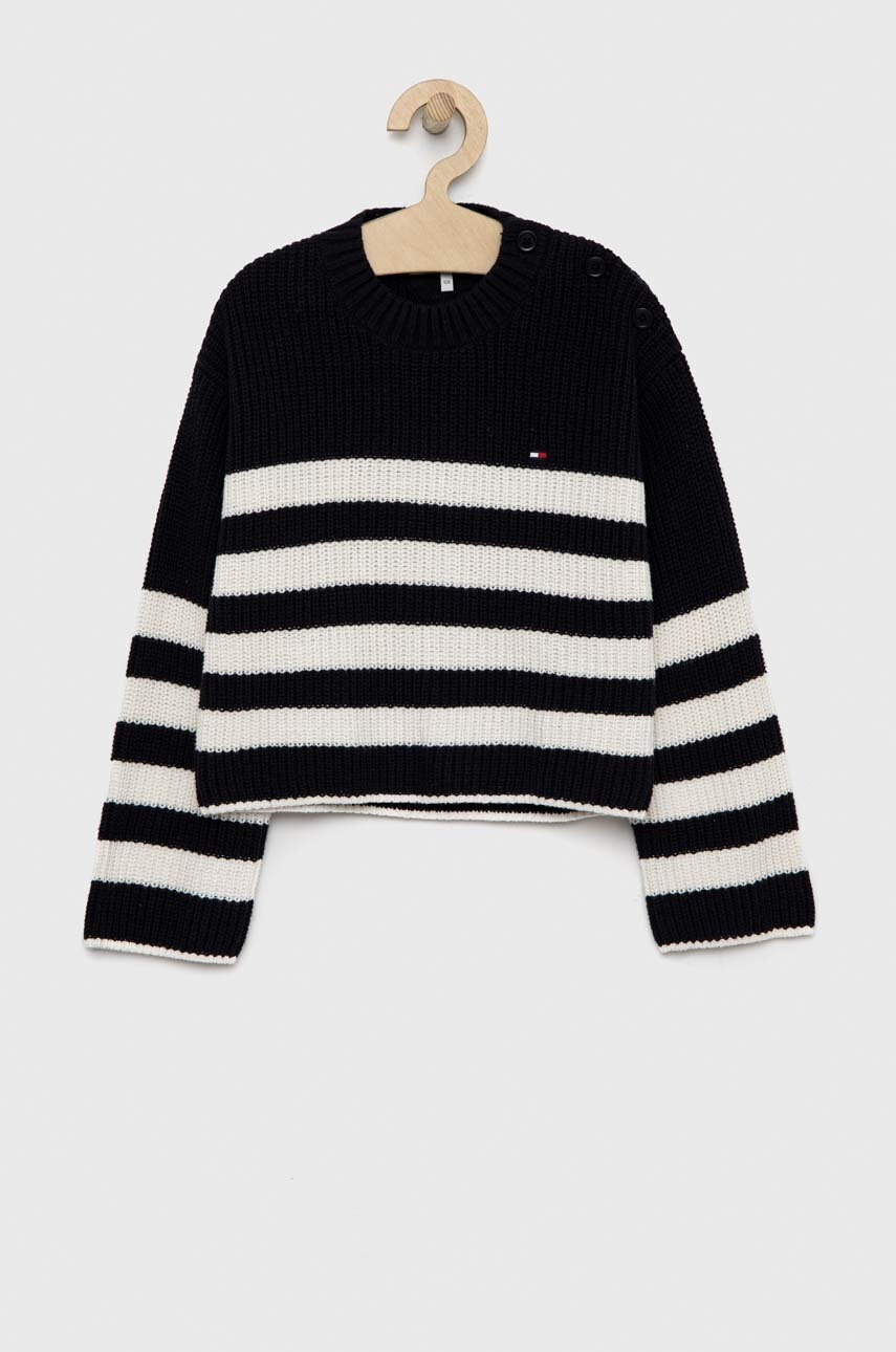 Tommy Hilfiger Детски пуловер в черно - Pepit.bg