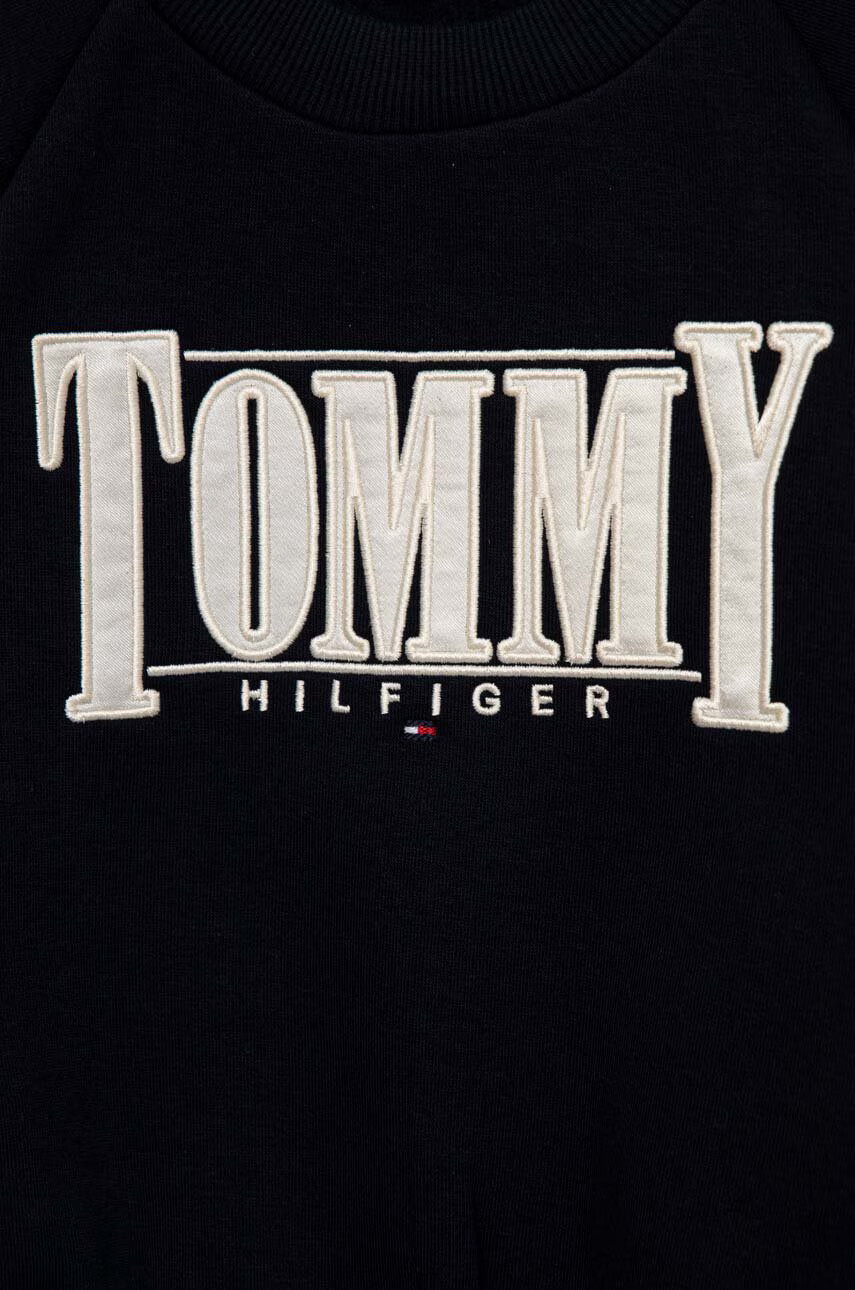 Tommy Hilfiger Детски суичър в тъмносиньо с апликация - Pepit.bg