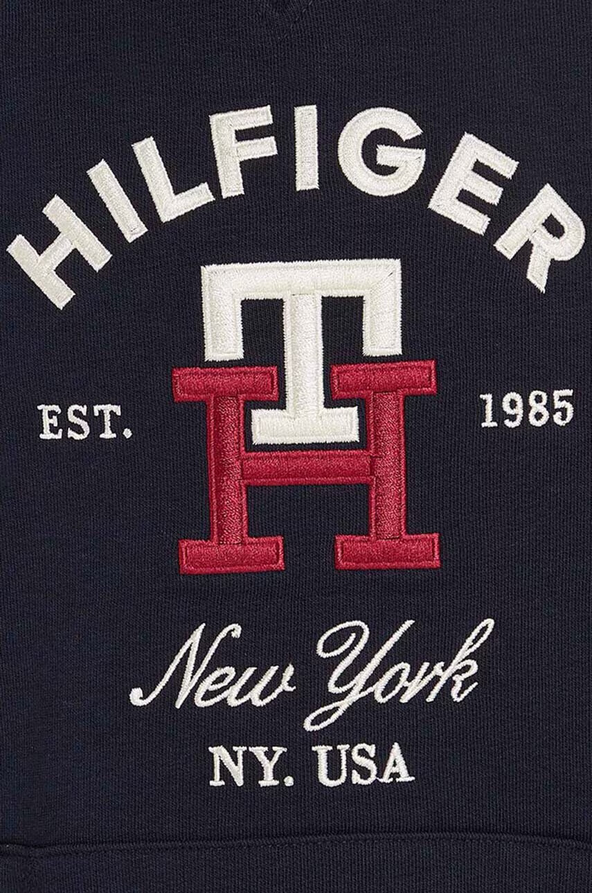 Tommy Hilfiger Детски суичър в тъмносиньо с качулка - Pepit.bg
