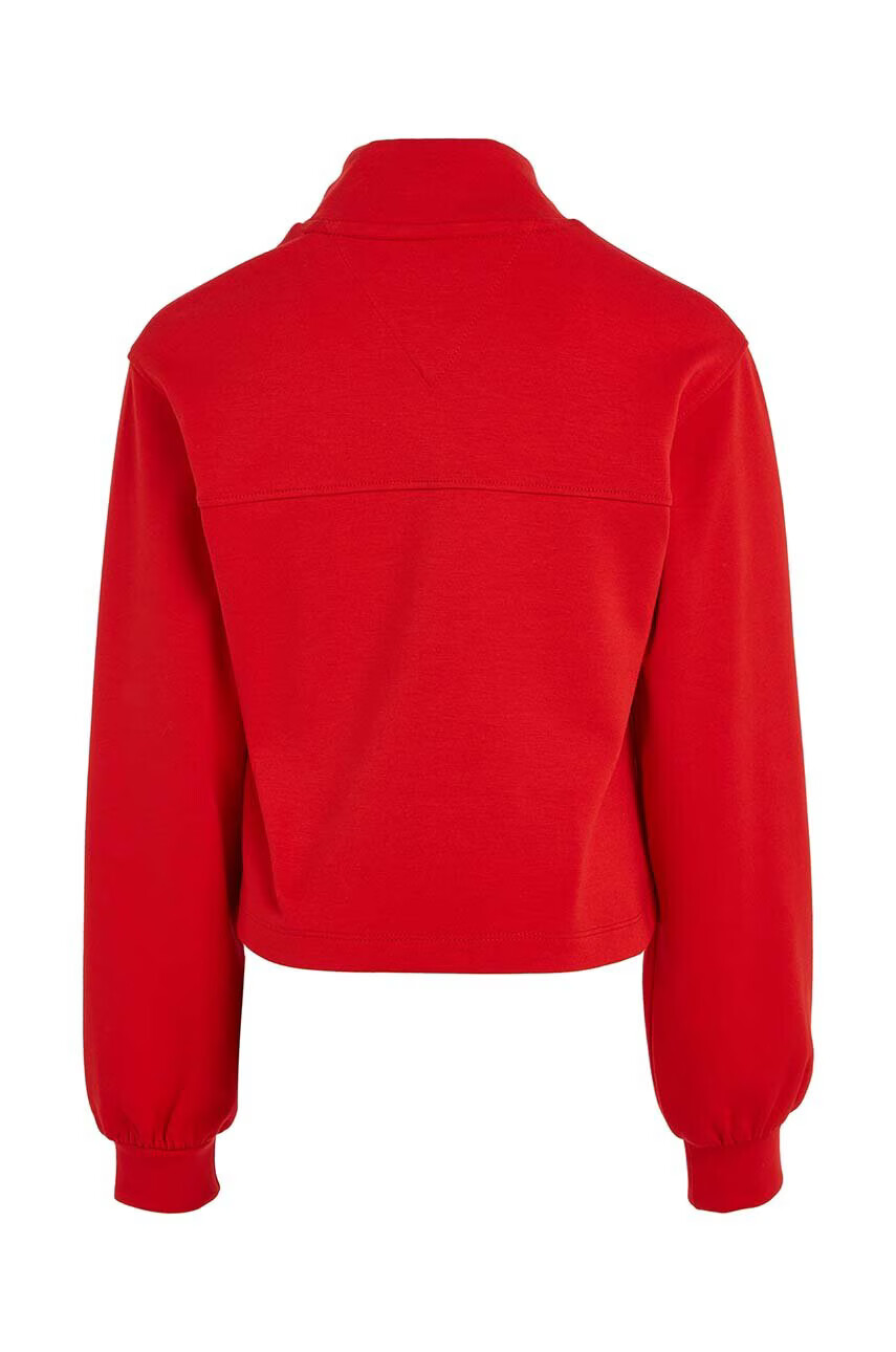 Tommy Hilfiger Детски суичър в червено с апликация - Pepit.bg