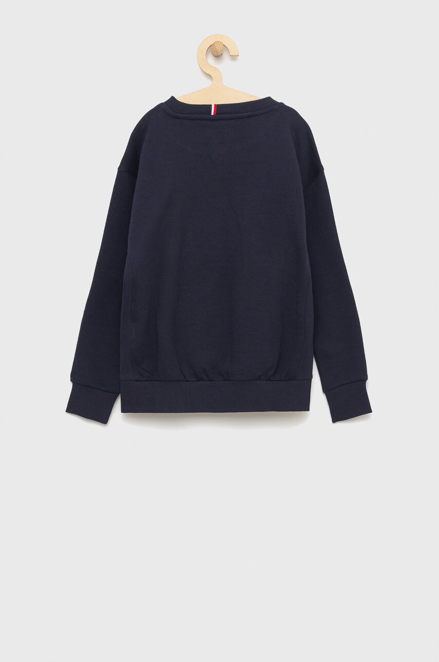 Tommy Hilfiger Детски суичър в тъмносиньо с апликация - Pepit.bg