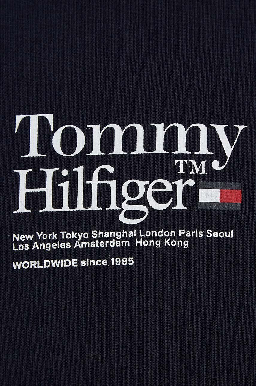 Tommy Hilfiger Детски суичър в тъмносиньо с принт - Pepit.bg