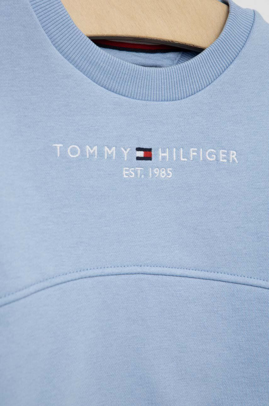 Tommy Hilfiger Детски суичър в синьо меланж на - Pepit.bg