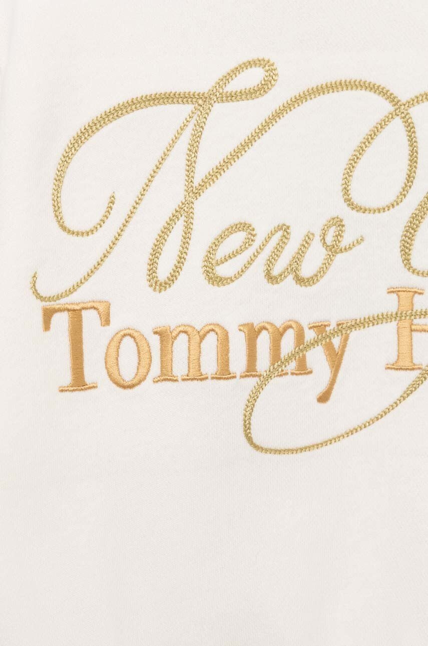 Tommy Hilfiger Детски суичър в бежово с апликация - Pepit.bg