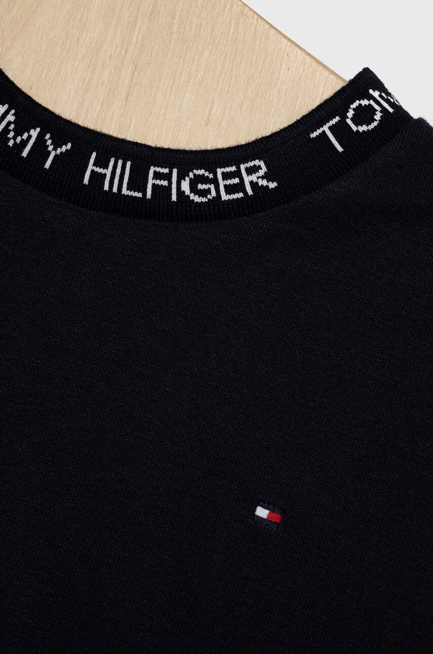 Tommy Hilfiger Детски суичър в тъмносиньо с апликация - Pepit.bg