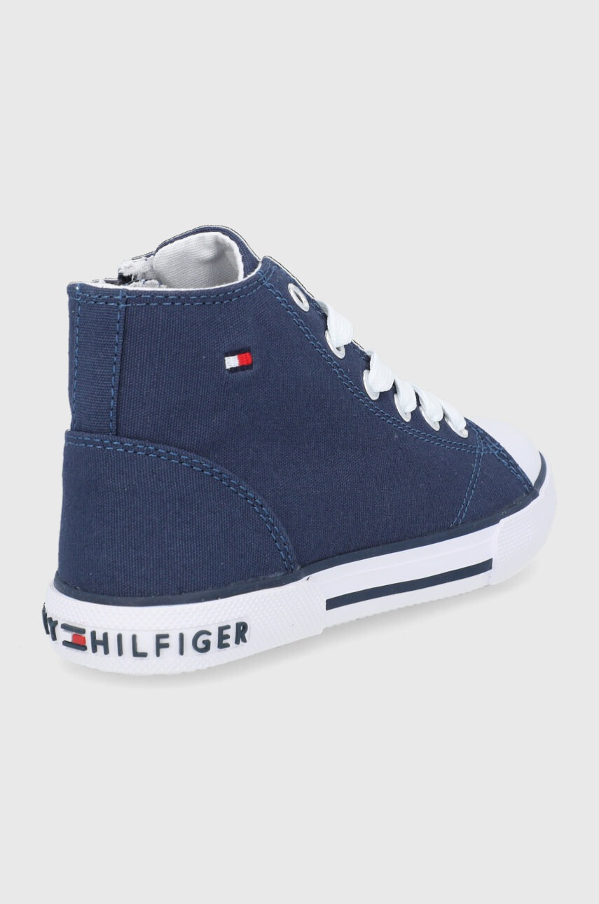 Tommy Hilfiger Детски високи кецове в тъмносиньо - Pepit.bg