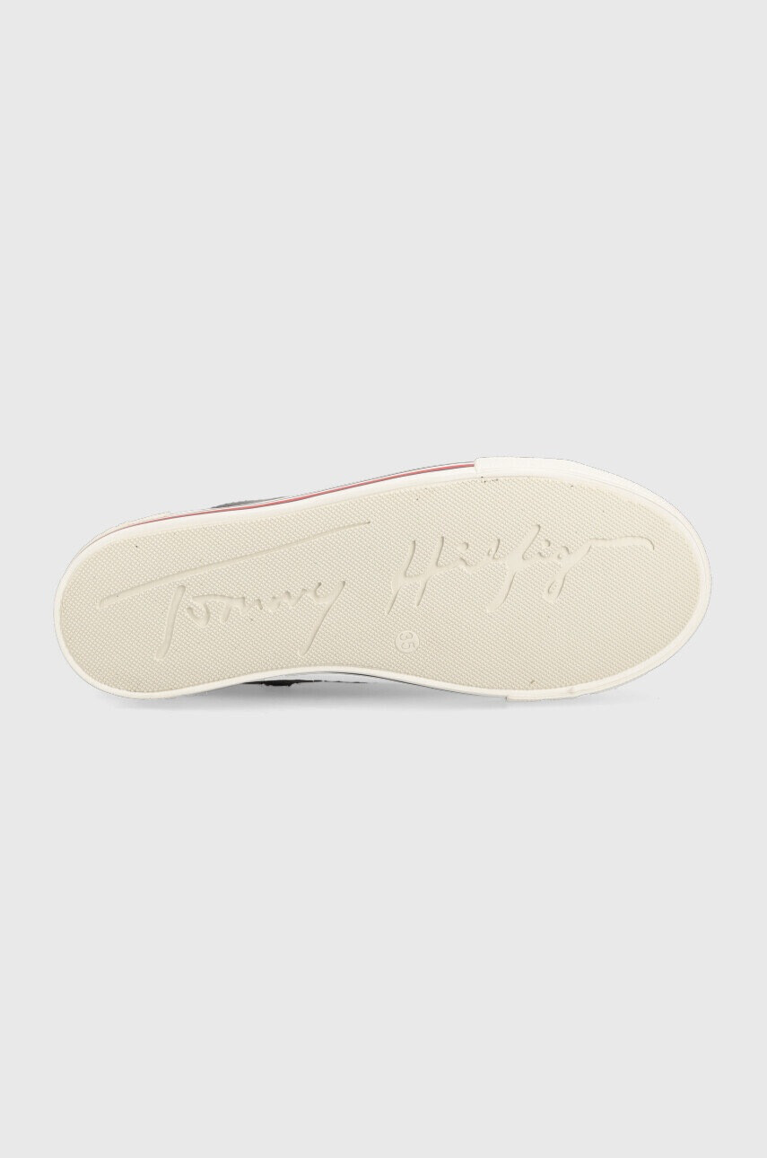 Tommy Hilfiger Детски високи кецове в черно - Pepit.bg