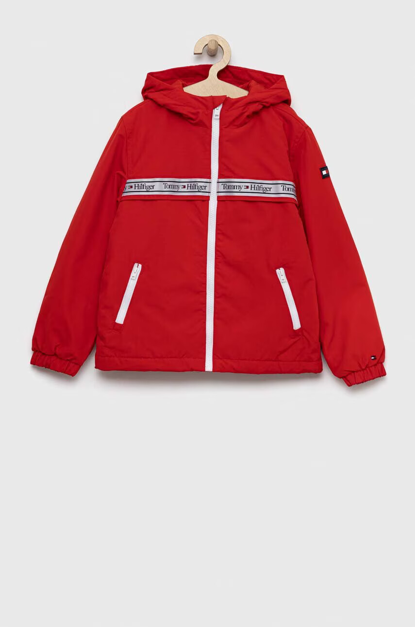 Tommy Hilfiger Детско яке в червено - Pepit.bg